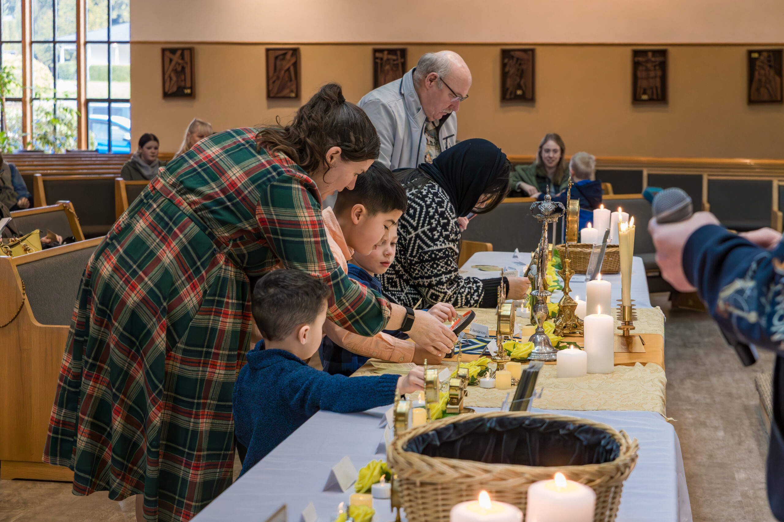 Relic Project can visit parishes and even your home.